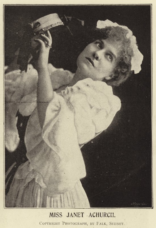 Miss Janet Achurch de English Photographer