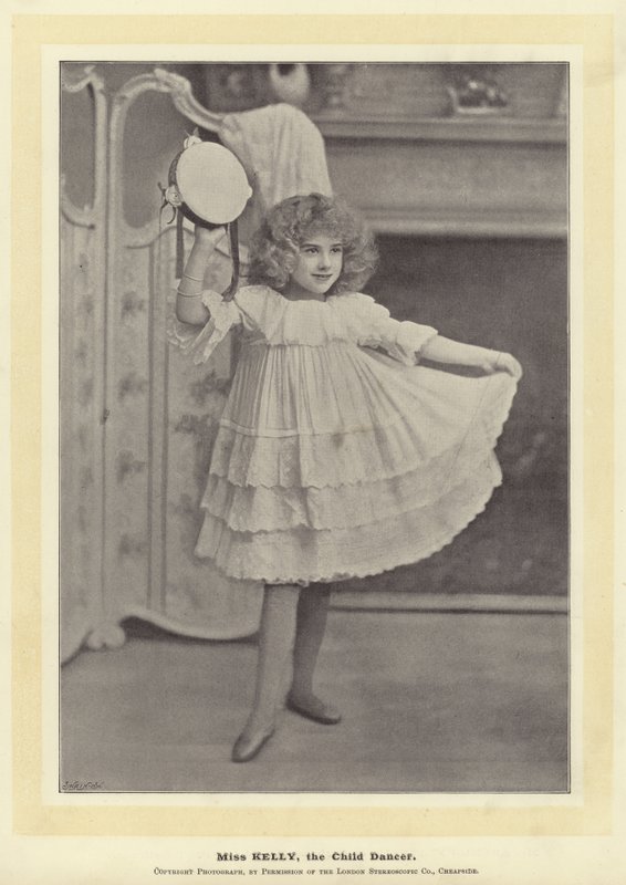 Miss Kelly, a dançarina infantil de English Photographer