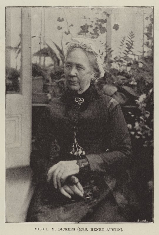 Miss LM Dickens (Sra. Henry Austin) de English Photographer