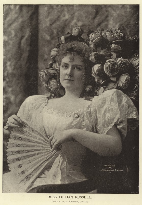 Miss Lillian Russell de English Photographer