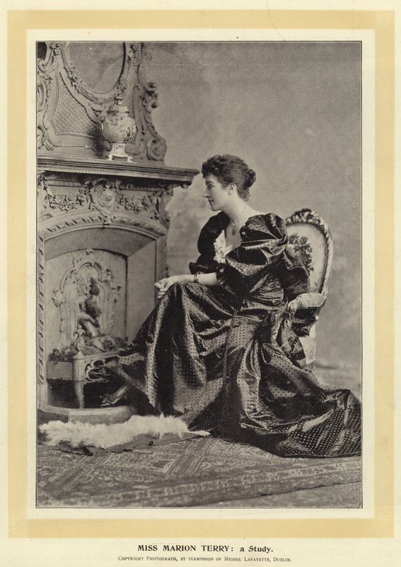 Miss Marion Terry: um estudo de English Photographer
