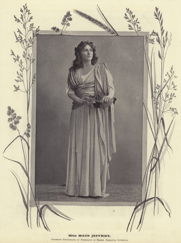 Miss Maud Jeffries de English Photographer