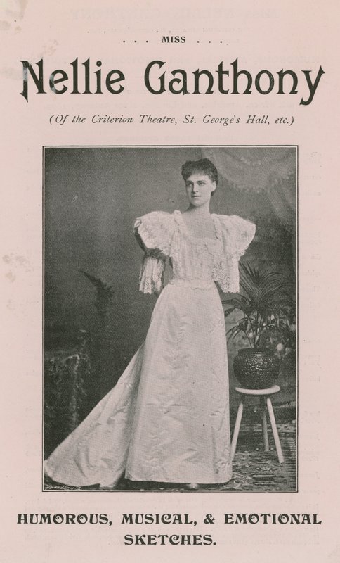 Senhorita Nellie Ganthony do Teatro Criterion de English Photographer
