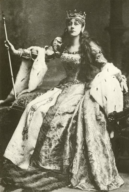 Senhorita Violet Vanbrugh como Anne Boleyn (gravura) de English Photographer