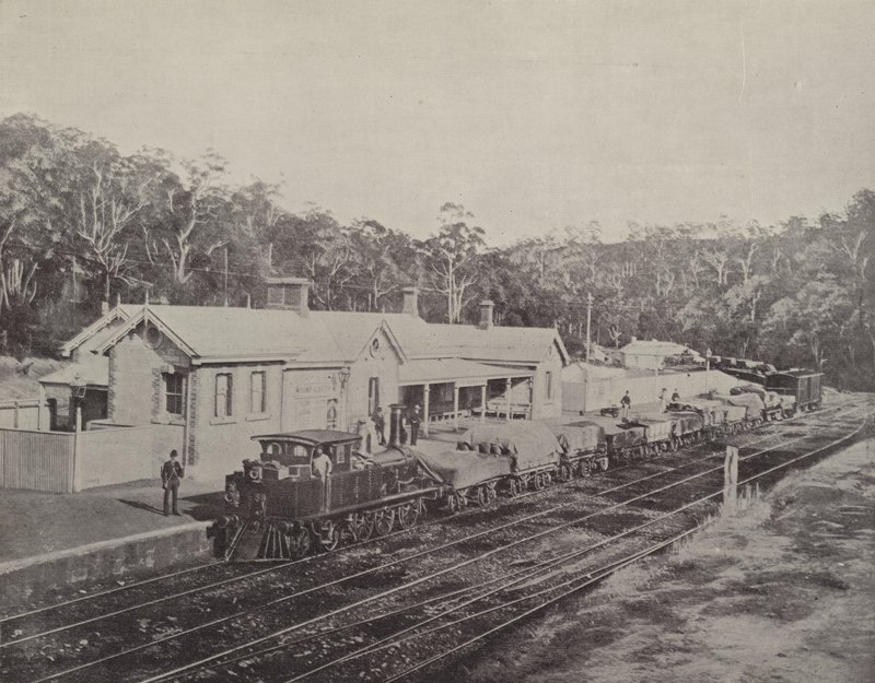 Estação de trem Mount Lofty, Adelaide para Melbourne Railway de English Photographer