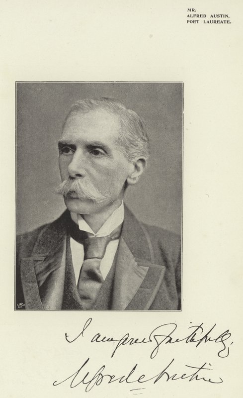 Sr. Alfred Austin, Poeta Laureado de English Photographer