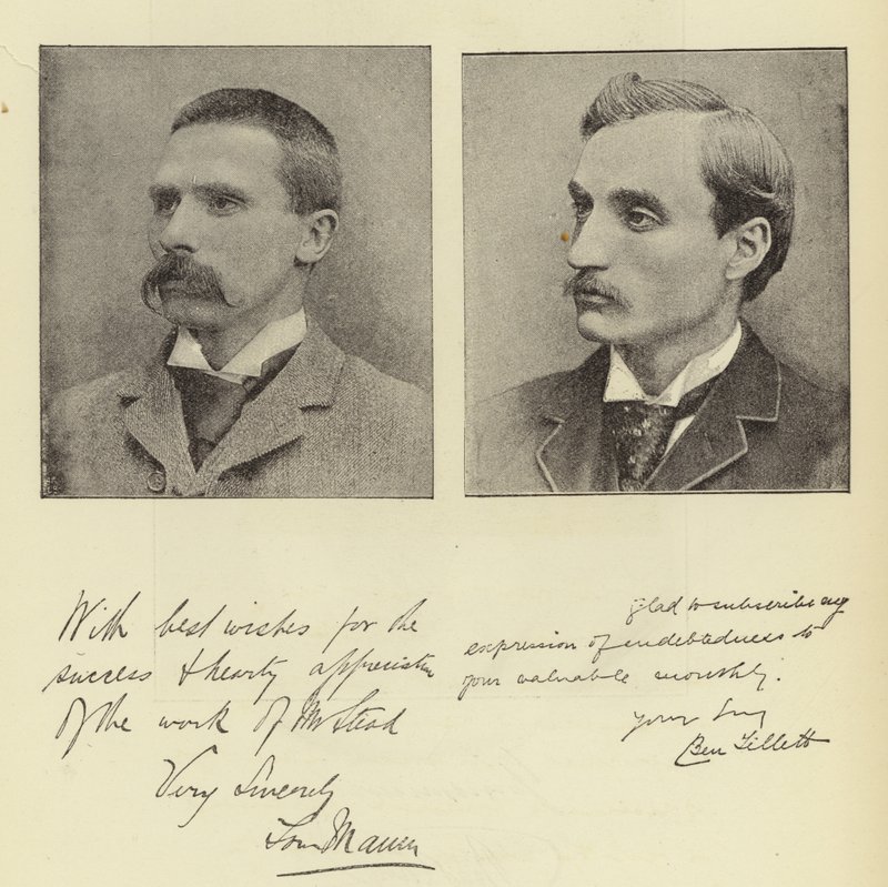 Ben Tillett e Tom Mann de English Photographer