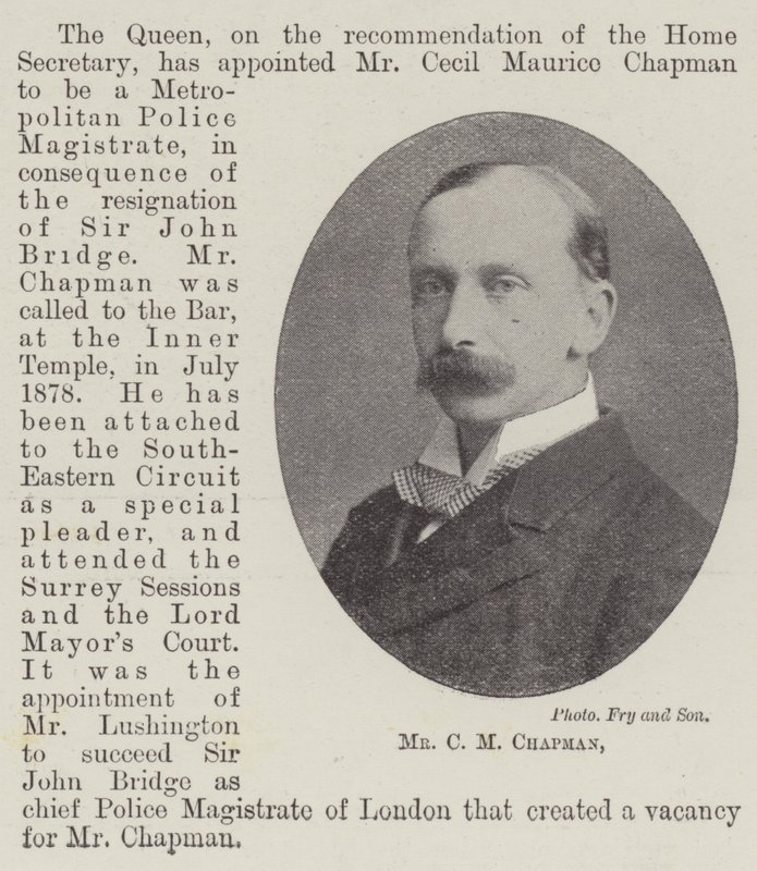 Sr. CM Chapman de English Photographer