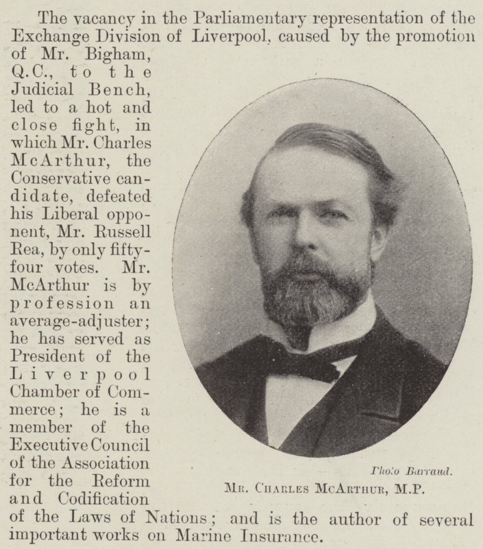 Sr. Charles McArthur, deputado de English Photographer