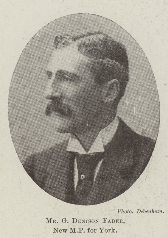 Sr. G Denison Faber, novo deputado por York de English Photographer