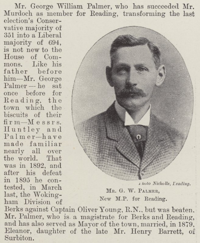 Sr. GW Palmer, novo deputado para leitura de English Photographer