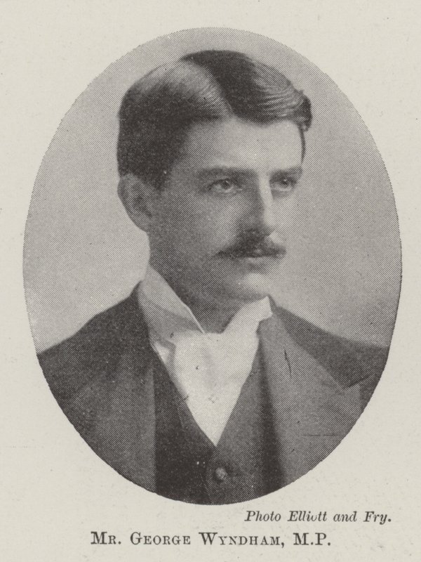 Sr. George Wyndham, MP de English Photographer
