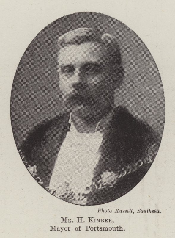 Sr. H Kimber, prefeito de Portsmouth de English Photographer