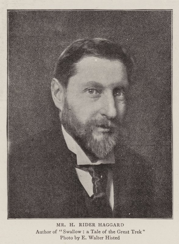 Sr. H Rider Haggard, os autores da nossa nova série de English Photographer