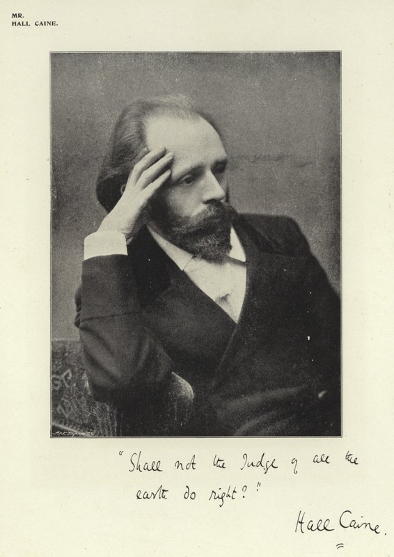 Sr. Hall Caine de English Photographer