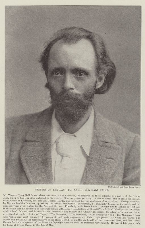 Sr. Hall Caine de English Photographer