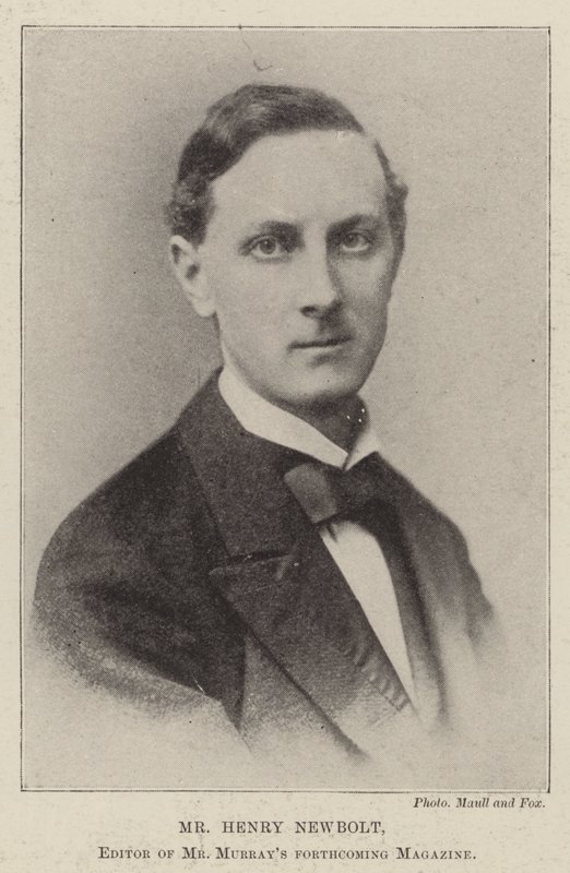 Sr. Henry Newbolt, editor da revista do Sr. Murrays de English Photographer