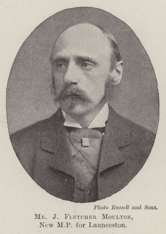 Sr. J Fletcher Moulton, novo parlamentar de Launceston de English Photographer