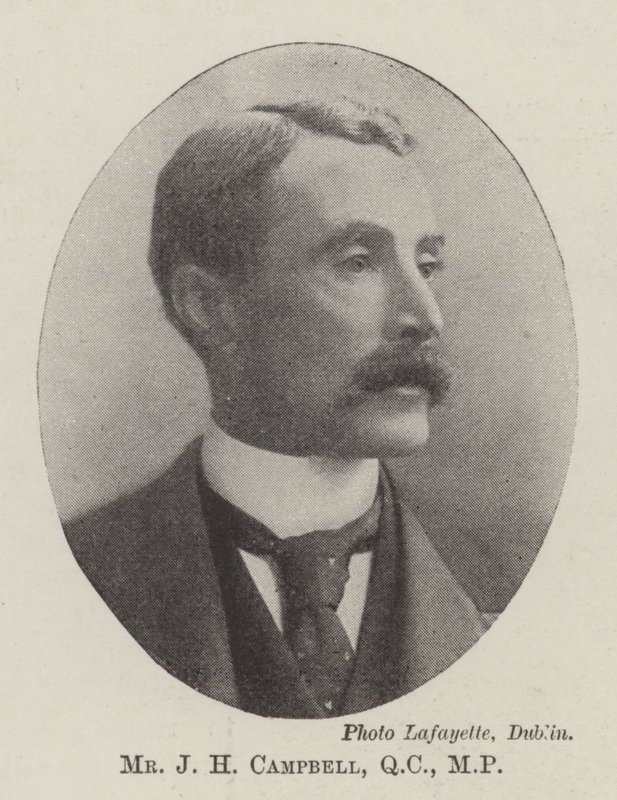 Sr. JH Campbell, QC, MP de English Photographer