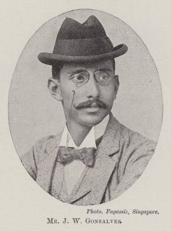 Mr JW Gonsalves de English Photographer