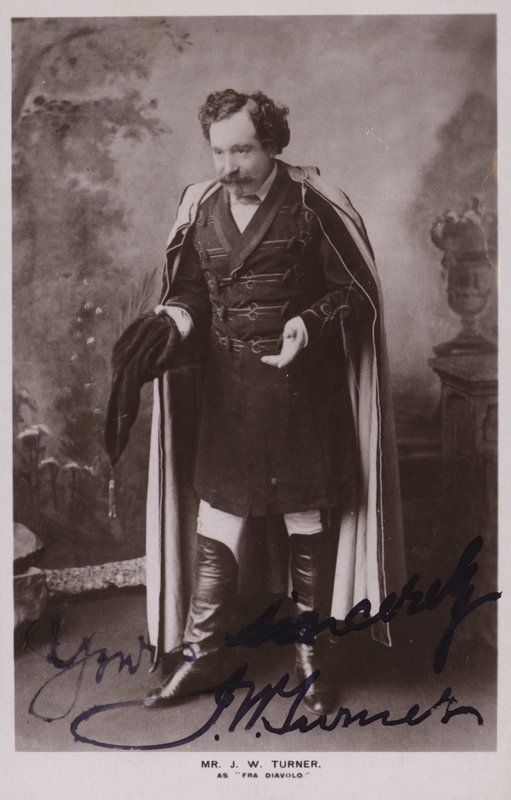 Sr. JW Turner como Fra Diavolo de English Photographer