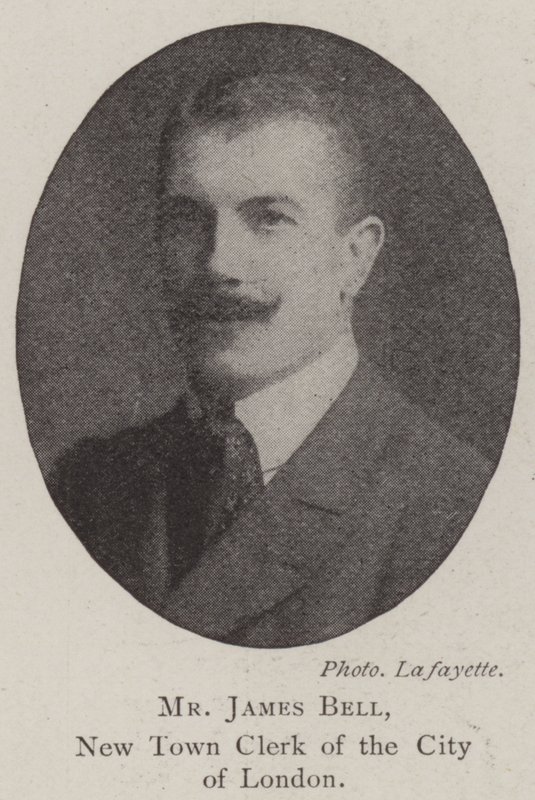 Sr. James Bell, Secretário da Cidade Nova da Cidade de Londres de English Photographer