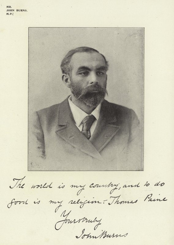 Sr. John Burns, deputado de English Photographer