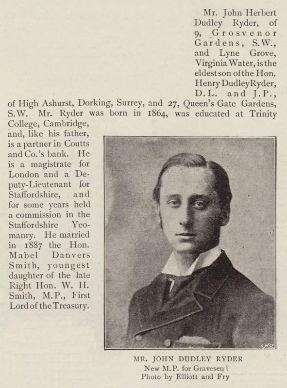 Mr John Dudley Ryder de English Photographer