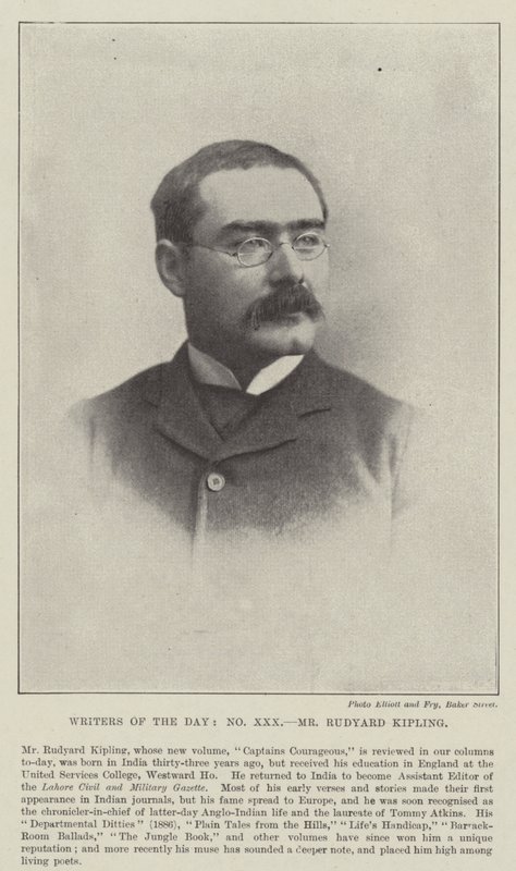 Mr Rudyard Kipling de English Photographer