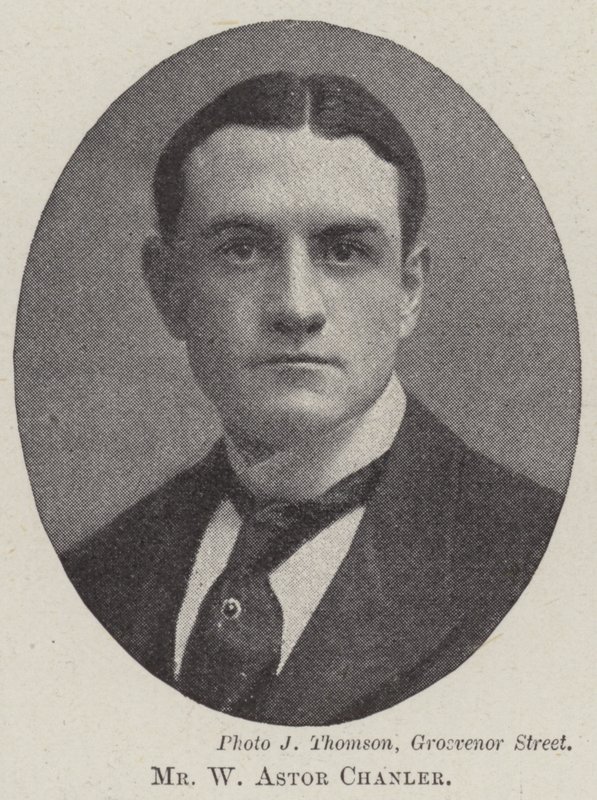 Sr. W Astor Chanler de English Photographer