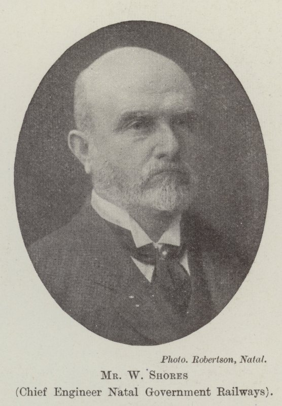 Sr. W Shores, Engenheiro Chefe da Ferrovia do Governo de Natal de English Photographer