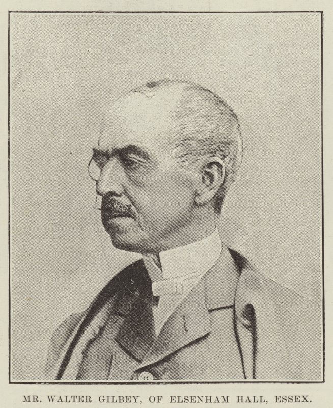 Sr. Walter Gilbey, de Elsenham Hall, Essex de English Photographer