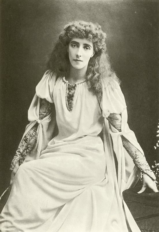Mrs Beerbohm Tree as Ophelia (gravura) de English Photographer