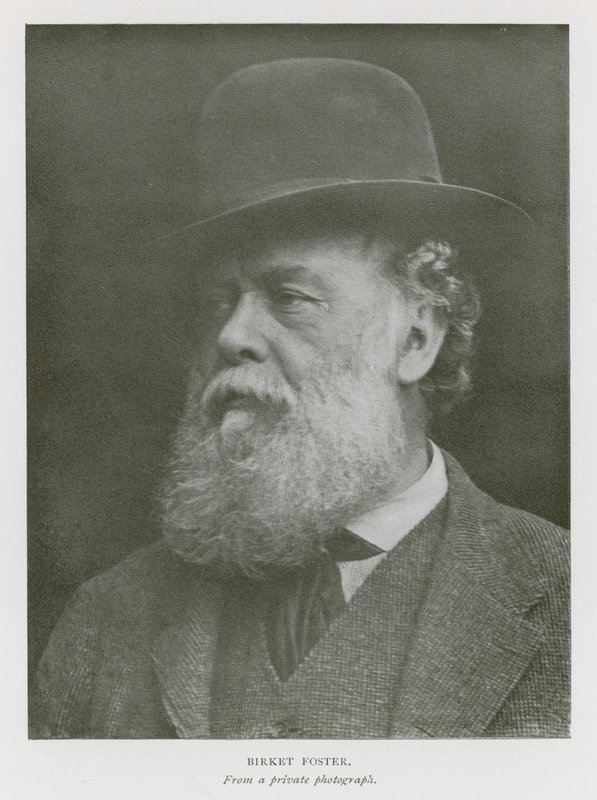 Myles Birket Foster, artista inglês (foto a p/b) de English Photographer