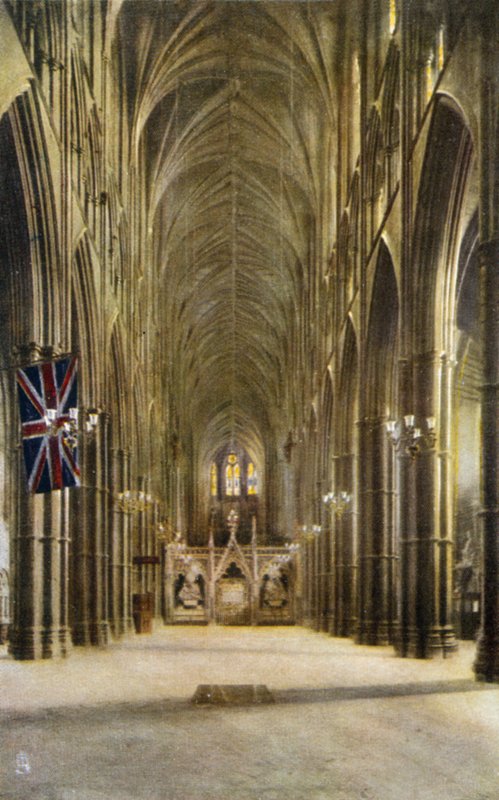 Nave e Tumba do Guerreiro Desconhecido, Abadia de Westmister, Londres de English Photographer