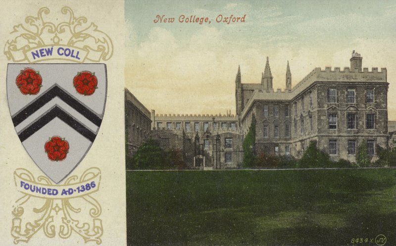 New College, Oxford (foto a cores) de English Photographer