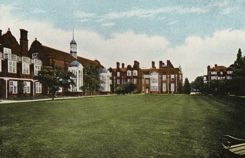 Newnham College, os três salões de English Photographer