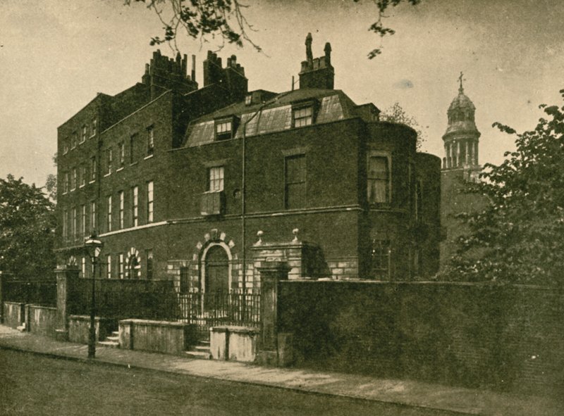 No 1 Devonshire Terrace, Regent&39;s Park, Londres, residência de Charles Dickens, 1839-51 de English Photographer