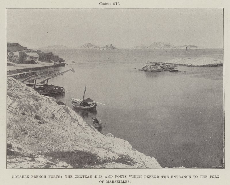 Fortes franceses notáveis, o castelo dIf e os fortes que defendem a entrada ao porto de Marselha de English Photographer