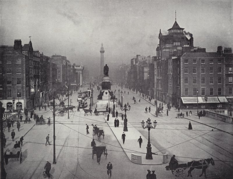 Rua OConnell (Sackville Street), Dublin de English Photographer