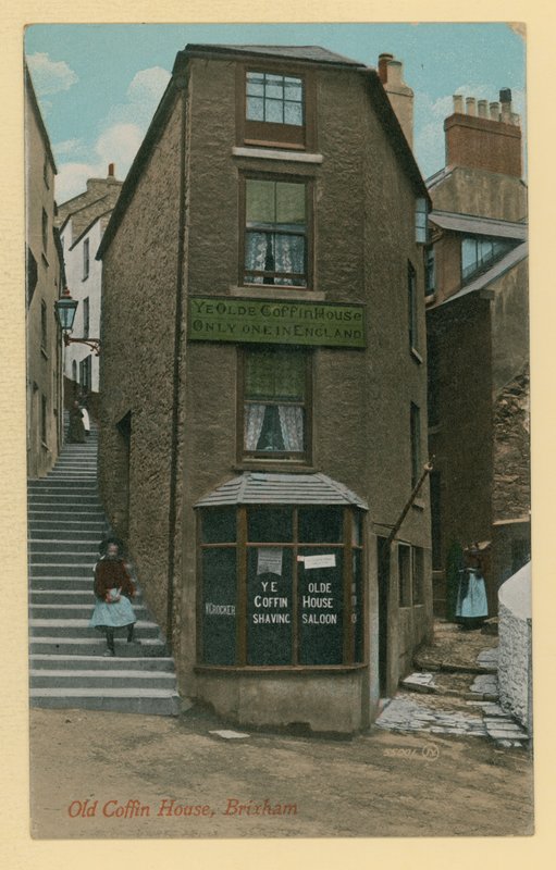 Casa velha do caixão, Brixham, Londres de English Photographer