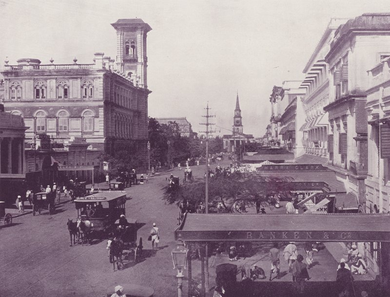 Old Court House Street, Calcutá de English Photographer