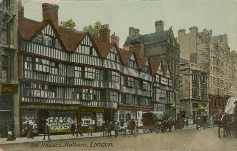 Casas antigas, Holborn, londres de English Photographer