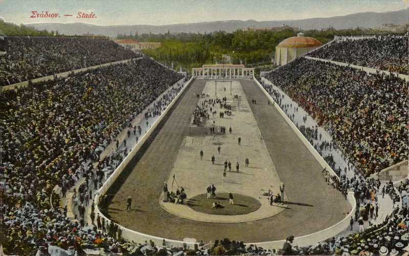 Estádio Olímpico, Atenas, Grécia (foto colorida) de English Photographer