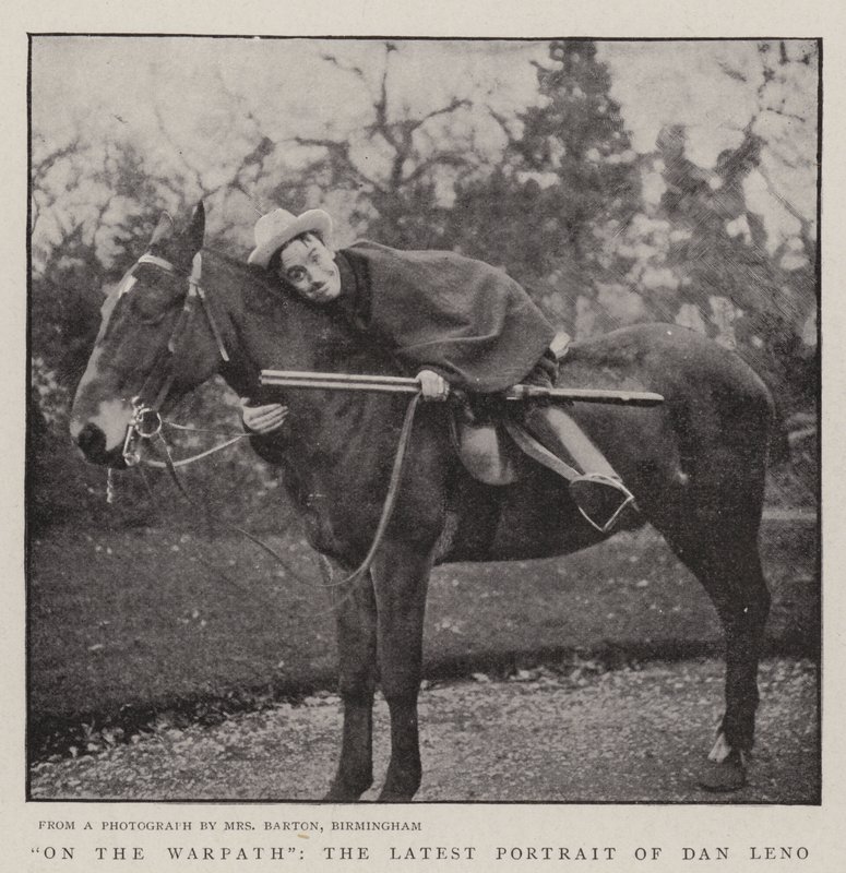 No Warpath, o mais recente retrato de Dan Leno de English Photographer