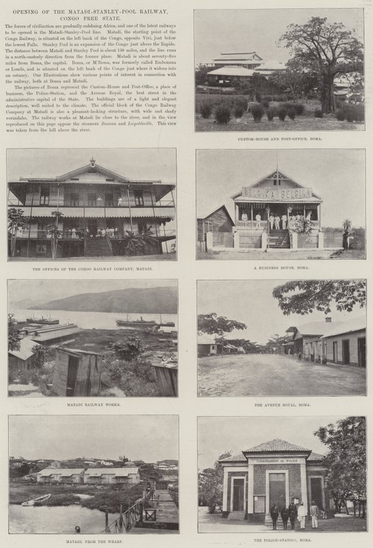 Abertura da Ferrovia Matadi-Stanley-Pool, Estado Livre do Congo de English Photographer