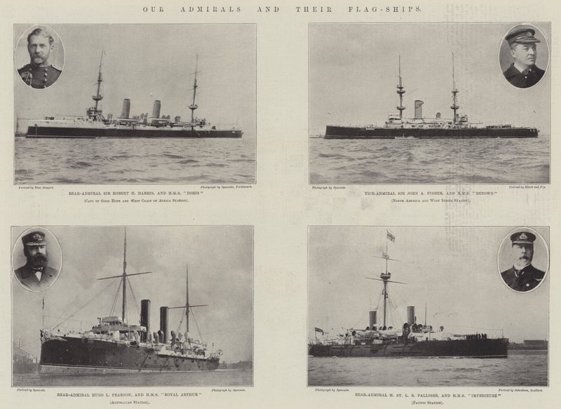 Nossos almirantes e seus navios-bandeira de English Photographer