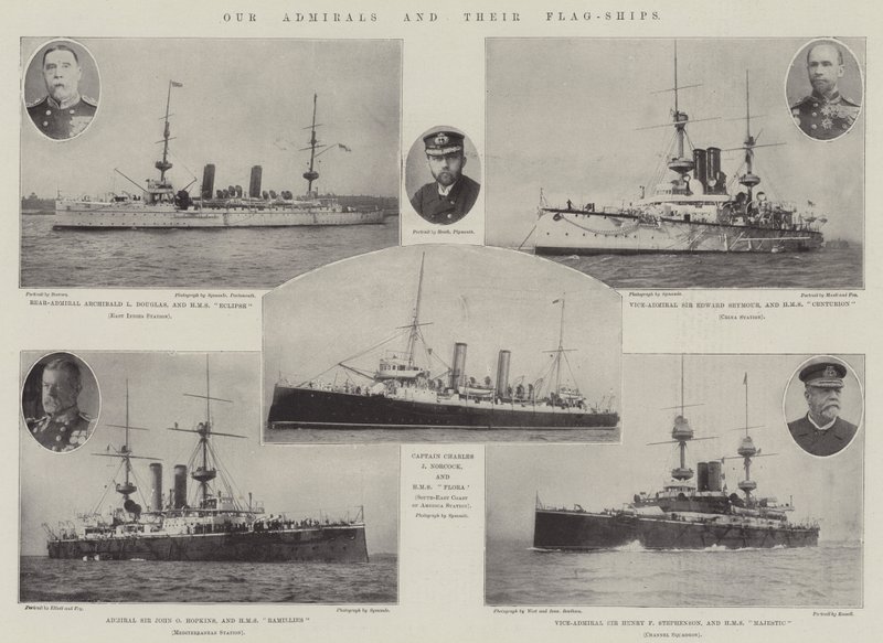 Nossos almirantes e seus navios-bandeira de English Photographer