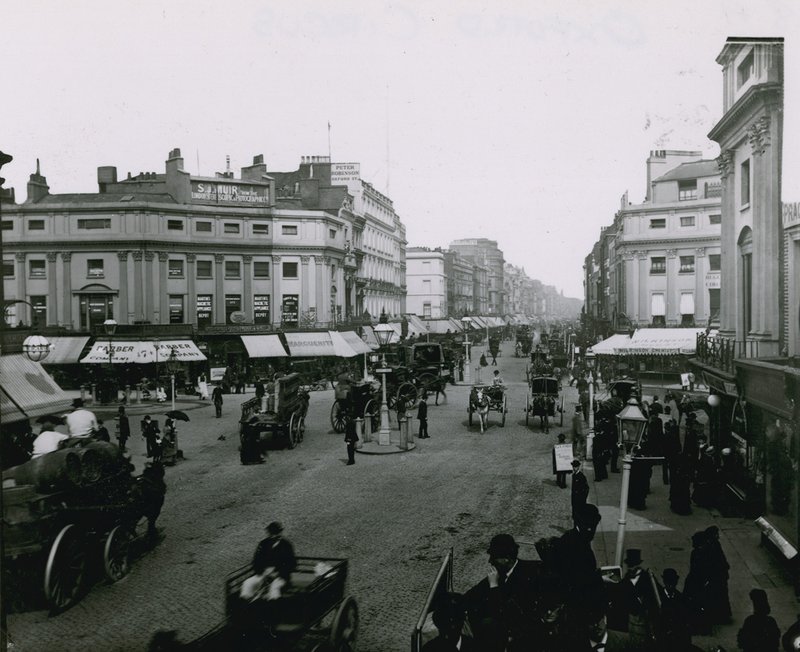 Oxford Circus, em Londres de English Photographer