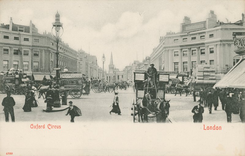 Oxford Circus, em Londres de English Photographer